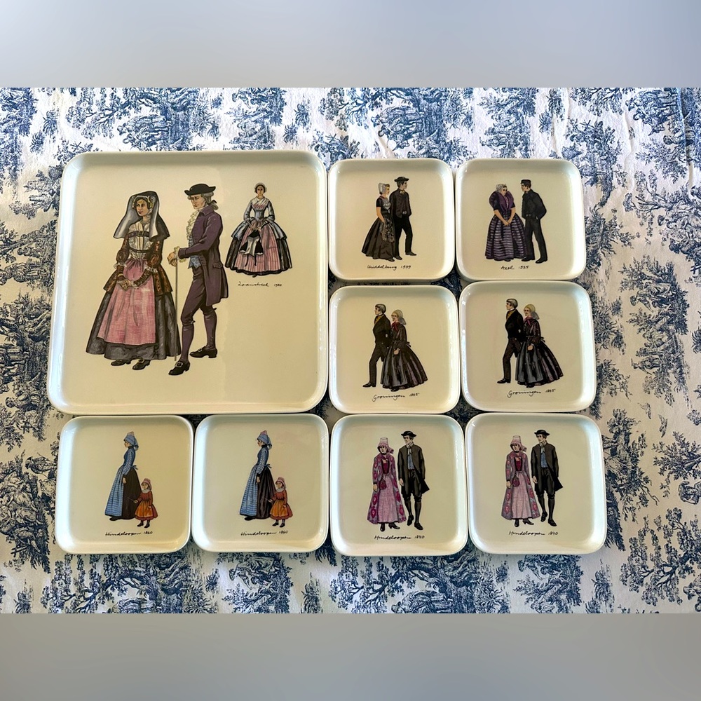 Villeroy and Boch Serving Plate and 8-Piece Dessert Plate Set